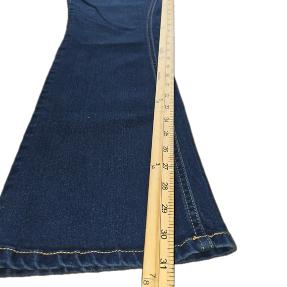 Women’s Copperflash High Rise Slim Boot Jeans 14W Stretch Dark Wash Plus Size - Picture 7 of 9